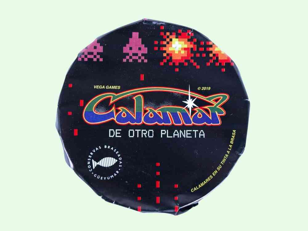 Calamar en su tinta