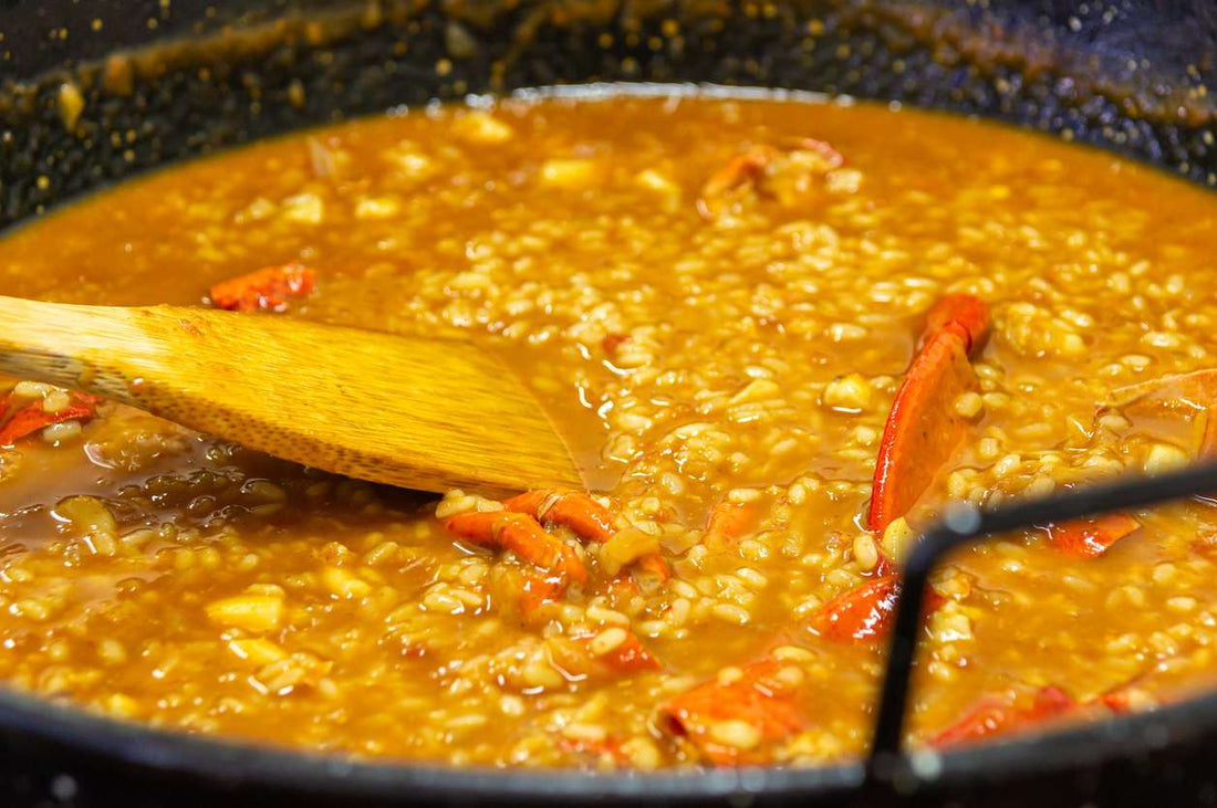 Arroz caldoso de bogavante: receta paso a paso - Marisco Rías Baixas