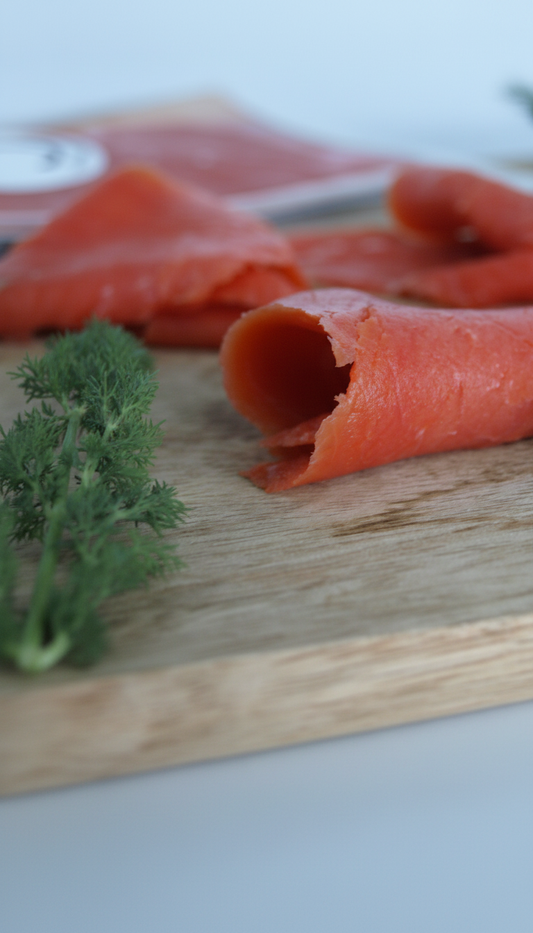 Salmón salvaje ahumado